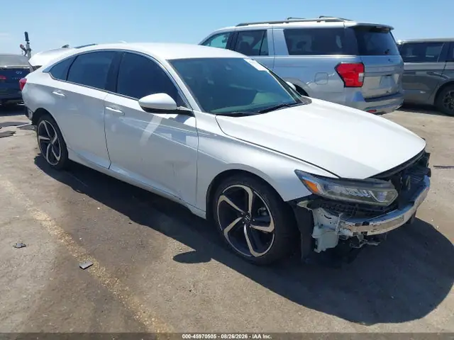 1HGCV1F14JA194789 — 2018 Honda Accord LX, Передняя часть (Front & Rear), фото до ремонта