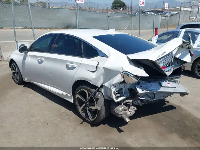 1HGCV1F14JA194789 — 2018 Honda Accord LX, фото 3 с аукциона IAAI 30.09.2026, Передняя часть