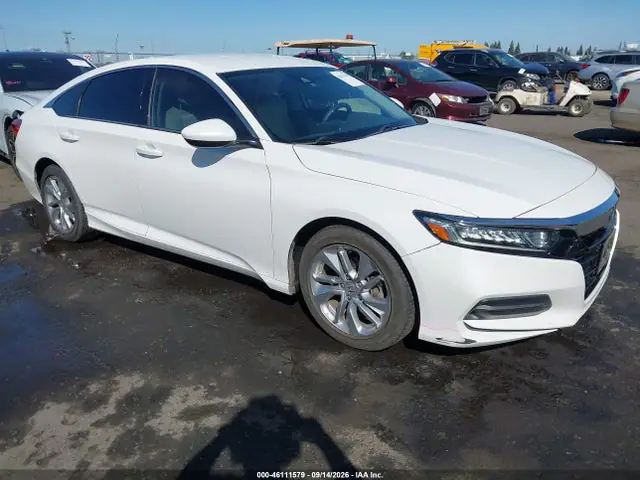 1HGCV1F1XJA032536 — 2018 Honda Accord LX, Левый бок (Left Side), фото до ремонта