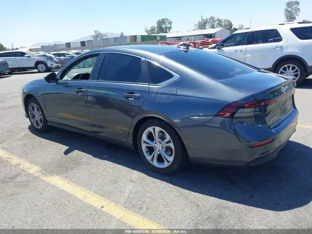 1HGCY1F27SA084837 — 2025 Honda Accord LX, фото 3 с аукциона IAAI 29.09.2026, Задняя часть справа