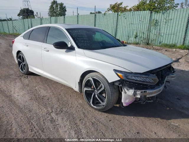 2022 Honda Accord Sport 1.5t VIN 1HGCV1F31NA801075 фото 1