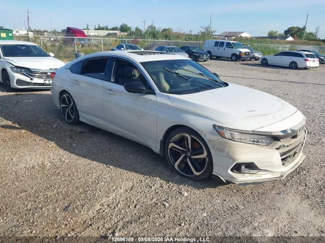 2022 Honda Accord Sport 1.5t VIN 1HGCV1F37NA801758 фото 1