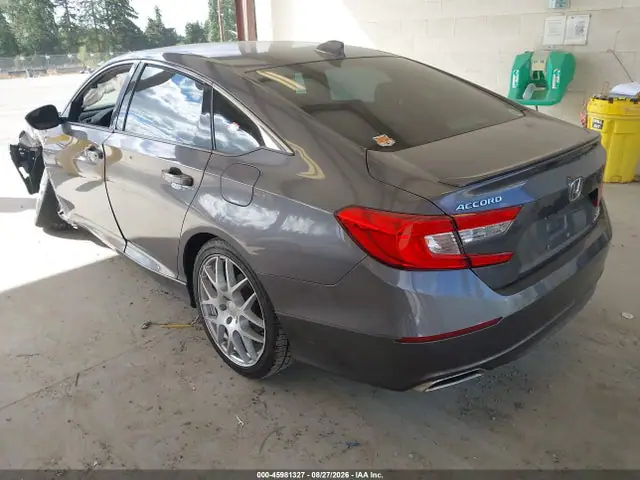 1HGCV2F39KA024467 — 2019 Honda Accord Sport 2.0T, фото 3 с аукциона IAAI 30.09.2026, Передняя часть слева