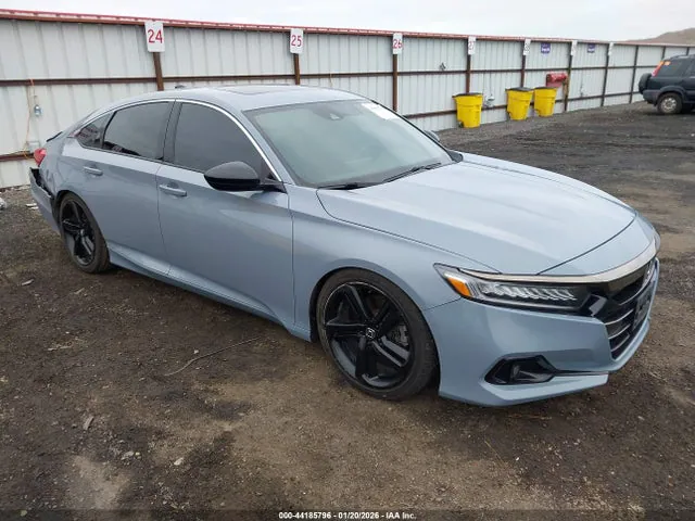 2021 Honda Accord Sport 2.0t VIN 1HGCV2F3XMA021533 фото 1