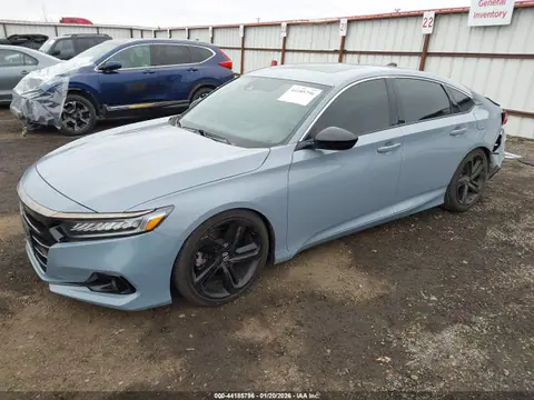 2021 Honda Accord Sport 2.0t VIN 1HGCV2F3XMA021533 фото 2