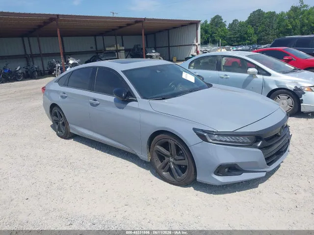 2021 Honda Accord Sport 2.0t VIN 1HGCV2F35MA007877 фото 1