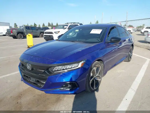 2021 Honda Accord Sport 2.0t VIN 1HGCV2F33MA014925 фото 2