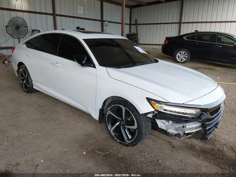 1HGCV2F36NA017917 — 2022 Honda Accord Sport 2.0T, Передняя часть (Front End), фото до ремонта