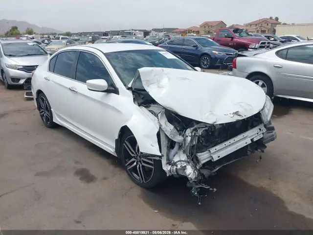 1HGCR2F13HA187675 — 2017 Honda Accord Sport SE, Передняя часть справа (Right Front), фото до ремонта