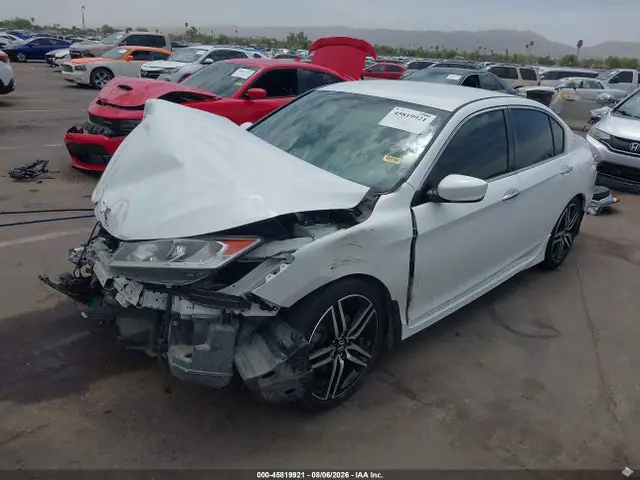 1HGCR2F13HA187675 — 2017 Honda Accord Sport SE, фото 2 с аукциона IAAI 29.09.2026, Передняя часть справа