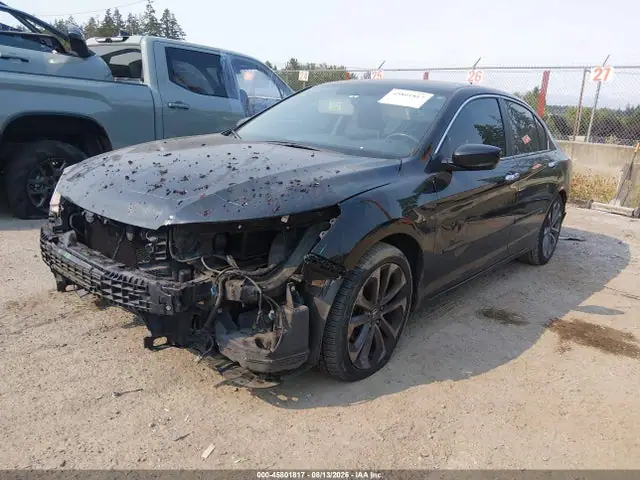 1HGCR2F55EA107176 — 2014 Honda Accord Sport, фото 2 с аукциона IAAI 30.09.2026, Передняя часть