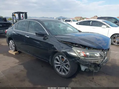 1HGCR2F53FA271799 — 2015 Honda Accord Sport, Передняя часть (Front End), фото до ремонта