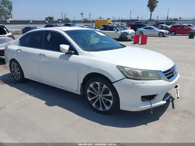 1HGCR2F59FA107019 — 2015 Honda Accord Sport, Задняя часть слева (Left Rear), фото до ремонта