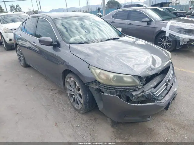 1HGCR2F58FA138858 — 2015 Honda Accord Sport, Передняя часть (Front End), фото до ремонта