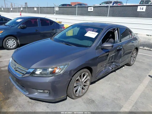 1HGCR2F54FA125413 — 2015 Honda Accord Sport, фото 2 с аукциона IAAI 14.10.2026, Левый бок