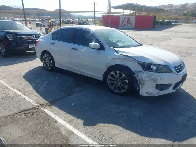 1HGCR2F57FA128239 — 2015 Honda Accord Sport, Передняя часть справа (Right Front), фото до ремонта