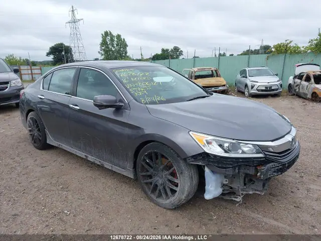 1HGCR2F5XGA806127 — 2016 Honda Accord Sport, Передняя часть (Front), фото до ремонта