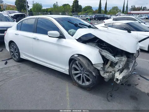 1HGCR2F55GA123459 — 2016 Honda Accord Sport, Передняя часть (Front End), фото до ремонта