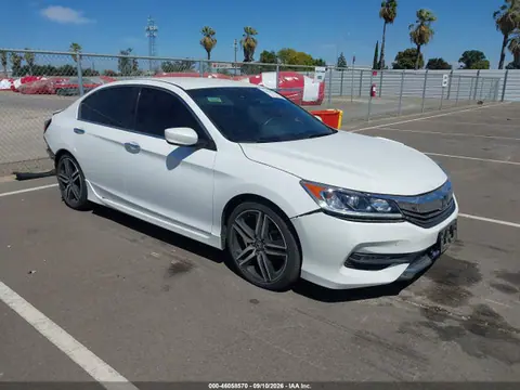 1HGCR2F63GA198167 — 2016 Honda Accord Sport, Задняя часть (Rear), фото до ремонта