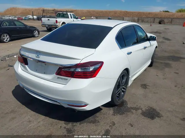 1HGCR2F53GA066341 — 2016 Honda Accord Sport, фото 4 с аукциона IAAI 14.10.2026, Передняя часть