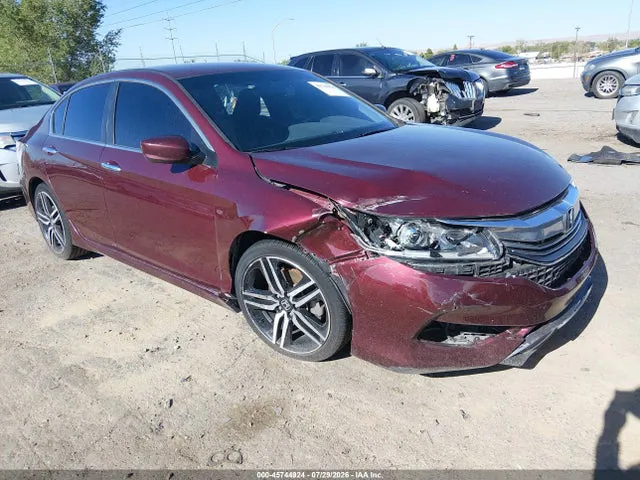 2017 Honda Accord Sport VIN 1HGCR2F50HA282892 фото 1