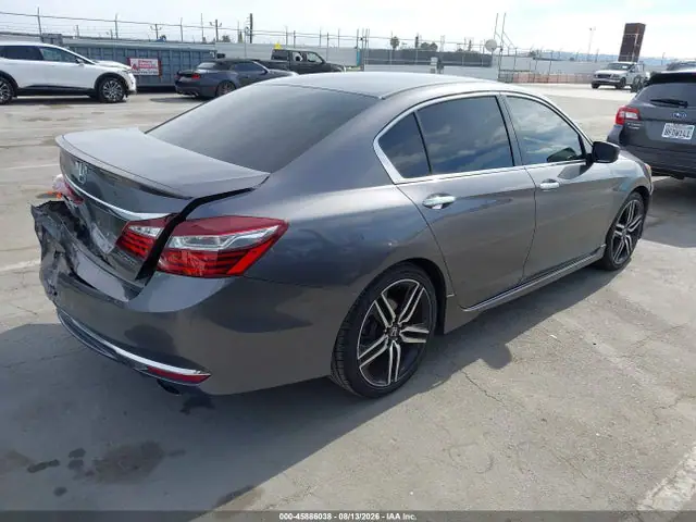 1HGCR2F50HA092316 — 2017 Honda Accord Sport, фото 4 с аукциона IAAI 30.09.2026, Передняя и задняя части