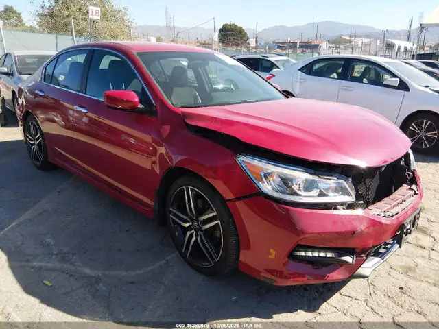 1HGCR2F52HA066994 — 2017 Honda Accord Sport, Передняя и задняя части (Front & Rear), фото до ремонта