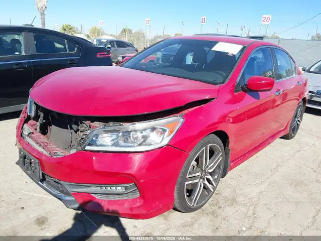 1HGCR2F52HA066994 — 2017 Honda Accord Sport, фото 2 с аукциона IAAI 14.10.2026, Передняя и задняя части