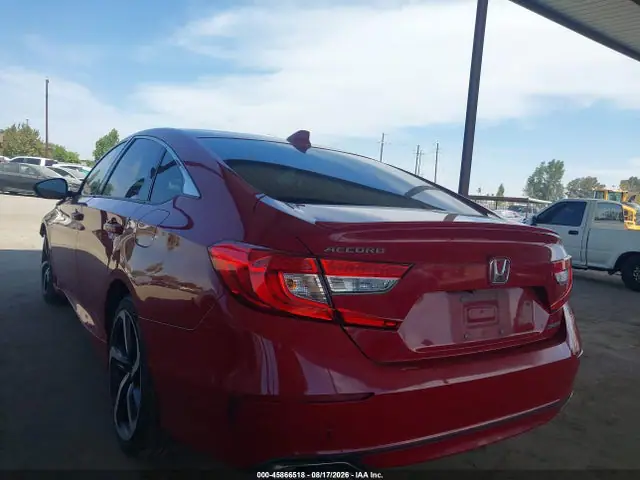 1HGCV1F39JA240232 — 2018 Honda Accord Sport, фото 3 с аукциона IAAI 29.09.2026, Передняя часть