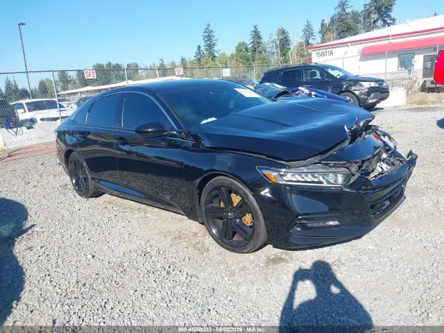 1HGCV1F33JA029964 — 2018 Honda Accord Sport, Передняя часть (Front End), фото до ремонта