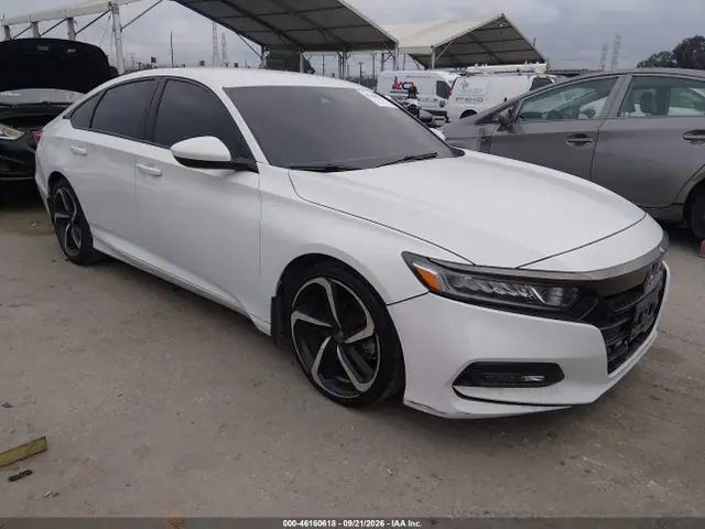 1HGCV1F35JA069883 — 2018 Honda Accord Sport, Левый бок (Left Side), фото до ремонта