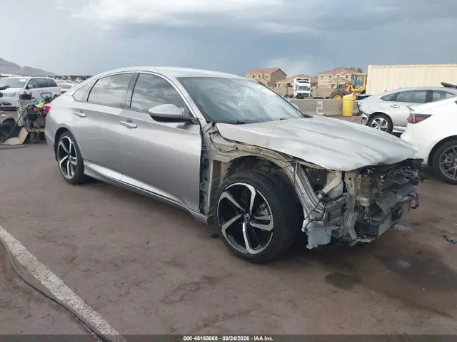 1HGCV1F36JA260860 — 2018 Honda Accord Sport, Передняя часть справа (Right Front), фото до ремонта