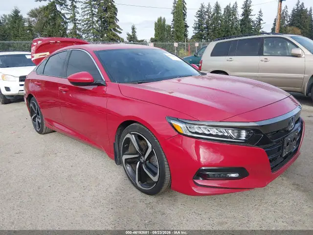 1HGCV1F33JA247189 — 2018 Honda Accord Sport, Задняя часть (Rear), фото до ремонта