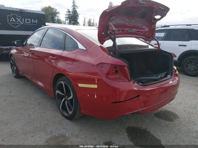 1HGCV1F33JA247189 — 2018 Honda Accord Sport, фото 3 с аукциона IAAI 30.09.2026, Задняя часть