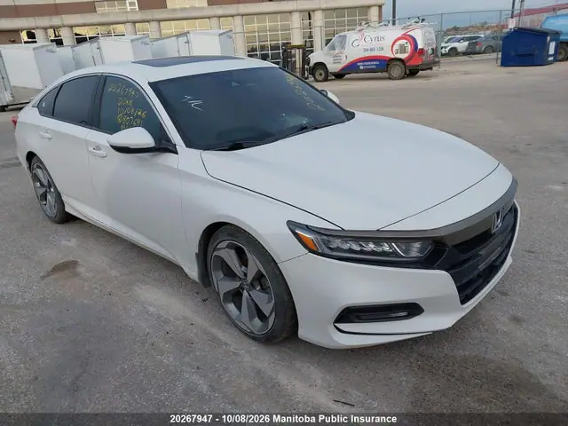 1HGCV1F34KA807691 — 2019 Honda Accord Sport, Угон (Theft), фото до ремонта