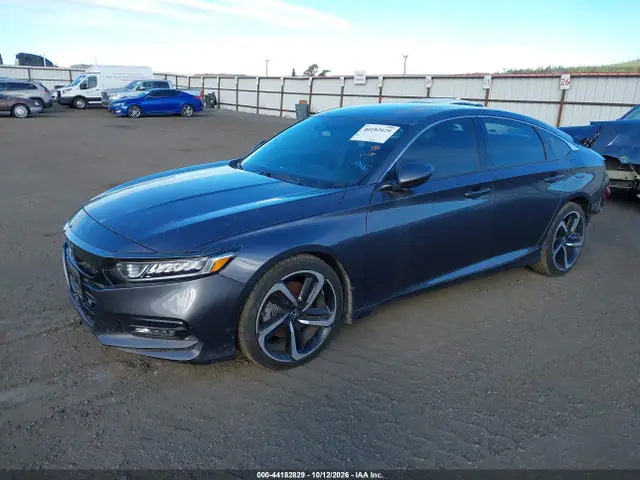2019 Honda Accord Sport VIN 1HGCV1F30KA054340 фото 2