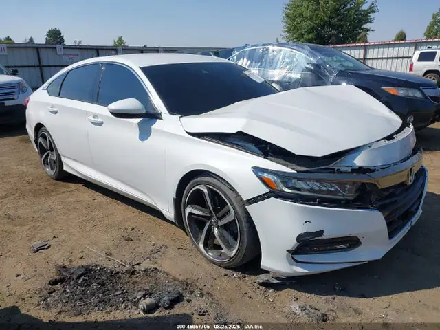1HGCV1F32KA059068 — 2019 Honda Accord Sport, Передняя часть (Front End), фото до ремонта