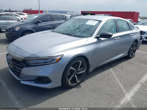 2022 Honda Accord Sport VIN 1HGCV1F36NA095804 фото 2