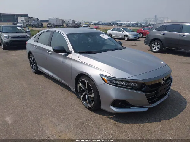 2022 Honda Accord Sport VIN 1HGCV1F34NA010474 фото 1