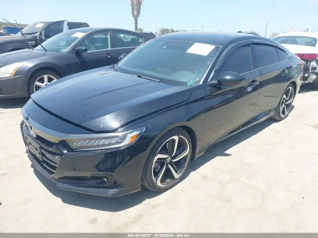 1HGCV1F37NA097108 — 2022 Honda Accord Sport, фото 2 с аукциона IAAI 30.09.2026, Задняя часть справа