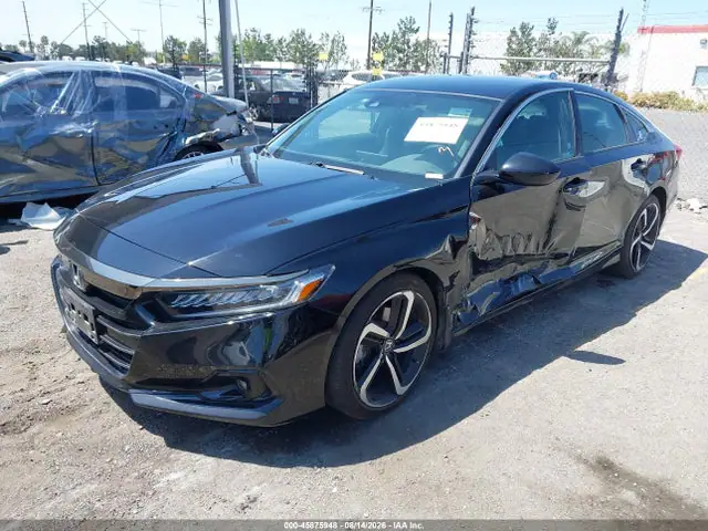 1HGCV1F37NA107071 — 2022 Honda Accord Sport, фото 2 с аукциона IAAI 13.10.2026, Left & Right Side