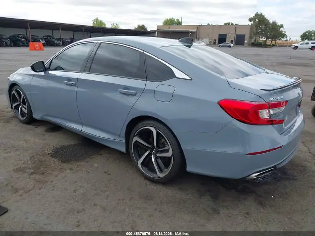 1HGCV1F30NA040605 — 2022 Honda Accord Sport, фото 3 с аукциона IAAI 14.10.2026, Передняя часть справа