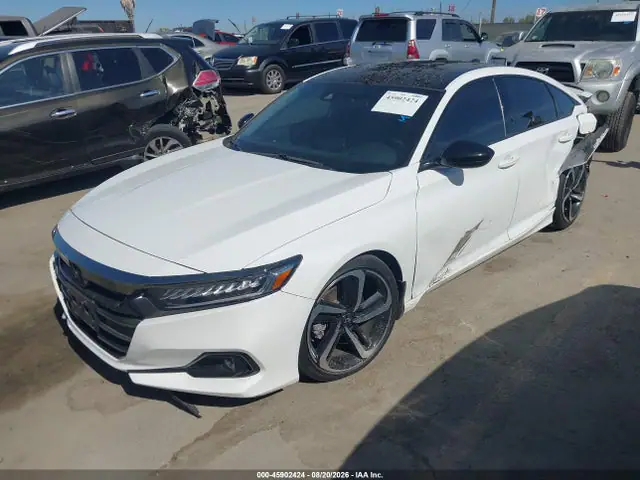 1HGCV1F36NA086066 — 2022 Honda Accord Sport, фото 2 с аукциона IAAI 30.09.2026, Left & Right Side