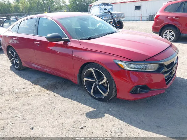 2022 Honda Accord Sport VIN 1HGCV1F39NA000183 фото 1