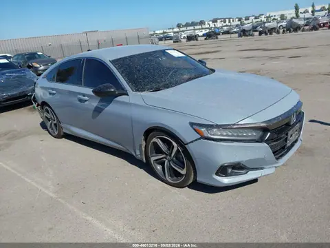 1HGCV1F37NA040634 — 2022 Honda Accord Sport, Передняя часть (Front & Rear), фото до ремонта