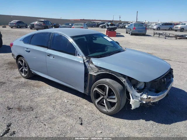 2022 Honda Accord Sport VIN 1HGCV1F3XNA044225 фото 1