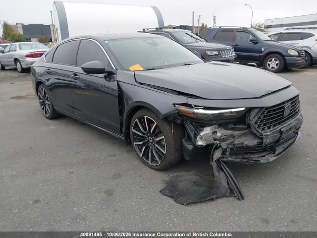 1HGCY2F83PA800456 — 2023 Honda Accord Touring Hybrid, Передняя часть (Front), фото до ремонта