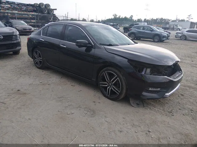 2017 Honda Accord Touring V6 VIN 1HGCR3F96HA045283 фото 1