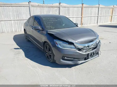 1HGCR2F08HA807475 — 2017 Honda Accord Touring, Передняя часть (Front), фото до ремонта