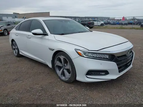 1HGCV1F96JA802205 — 2018 Honda Accord Touring, Град (Hail), фото до ремонта